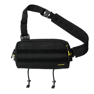 NiteCore 多功能斜背胸腰包SLB03-黑