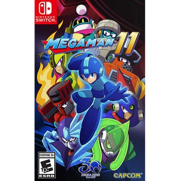 秋葉電玩  NS Switch 任天堂《洛克人 11：命運的齒輪！！Mega Man 11》中英日文版