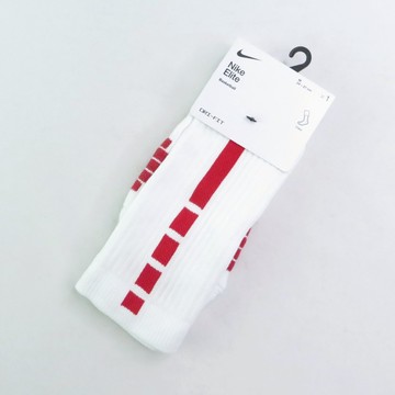 NIKE SX7622103 Elite 籃球襪 中筒襪 速乾 白/大學紅【iSport愛運動】