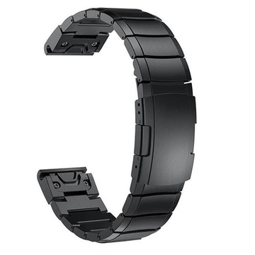 【可開發票】佳明錶帶適用於Garmin Fenix 3 5 5X  5S輕鬆快速安裝更換智能手錶豪華不銹鋼20 22 26mm