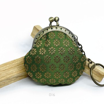 5cm 民族風傳統織花口金包