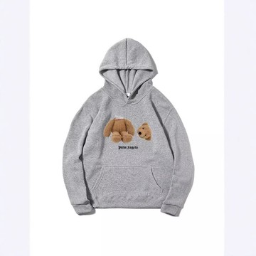 【HOT 本舖】男装潮牌PALM小熊BEARANGELS斷頭熊泰迪熊情侶連帽 衫衛衣