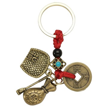 開運吊飾 黃銅貔貅系列 Set 2  D款  1組