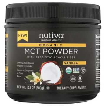 Organic MCT Powder 10.6 Oz by Nutiva
