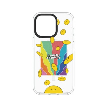 犀牛盾Clear (MagSafe 兼容)防摔背蓋手機殼 【獨家設計款】 - 揮灑正能量