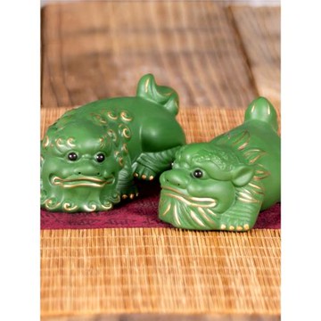 茶寵茶玩陶瓷貔貅擺件一對招財鎮宅風水家居客廳玄關裝飾品禮品