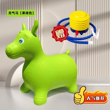 ✨壹灣出貨✨兒童跳跳馬充氣寶寶小馬騎坐玩具騎馬加厚防爆橡膠坐騎無毒卡通
