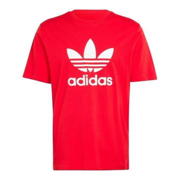 adidas Adicolor Trefoil T-Shirt Asia Sizing 'Red White'