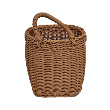 慕家居 編織收納掛籃附掛勾  大(30 x 25 x 16cm)  單色  1個