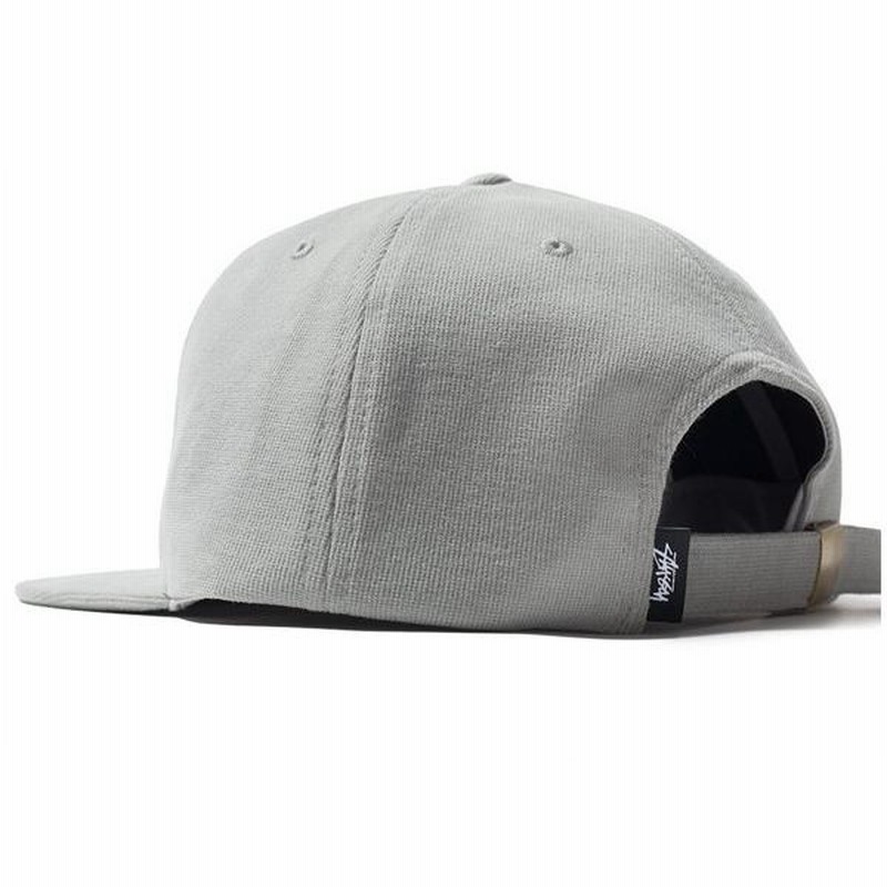 ステューシー キャップ STUSSY JAMAICA BEDFORD STRAPBACK CAP GREY