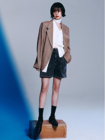 Single-breasted Tailored Blazer (EMP3WJK011)