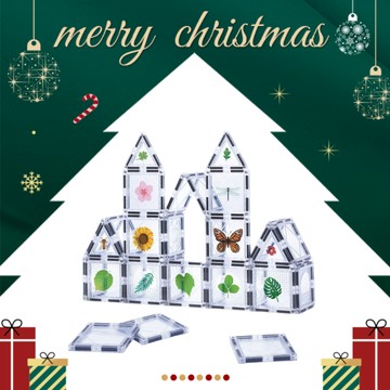 進入我的奇幻世界【Teamson】大自然探險磁力片組 - 35PCS 聖誕快樂 寶貝的聖誕禮物 送上祝福 兒童玩具 透明磁力片 貼紙自由貼 創意不受限 手眼協調 生日禮物 快樂成長