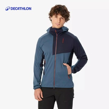 【迪卡儂】男款防風防潑水登山運動軟殼外套｜Decathlon