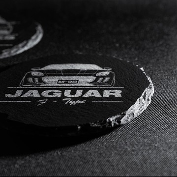 【專屬 訂製禮】刻劃回憶汽車杯墊 - 車頭款