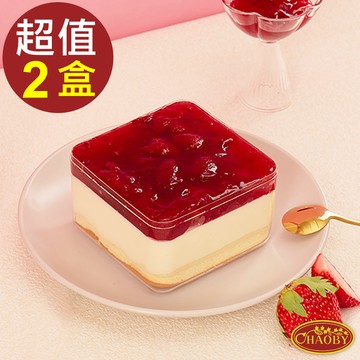 【超比食品】甜點夢工廠-草莓生乳酪慕斯X2入_廠商直送