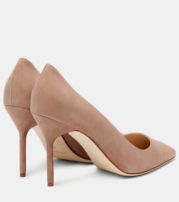 Manolo Blahnik BB 90 suede pumps