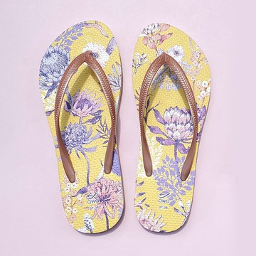 女款防滑防水夾腳拖鞋 露台上的波麗 -皇后普蒂亞-