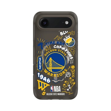 iPhone Air AirX 本質黑 - NBA - 塗鴉系列-金州勇士 Golden State Warriors - Graffiti
