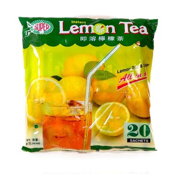 新加坡Super超級檸檬茶果汁粉網紅沖飲粉水果飲料茶包奶茶店