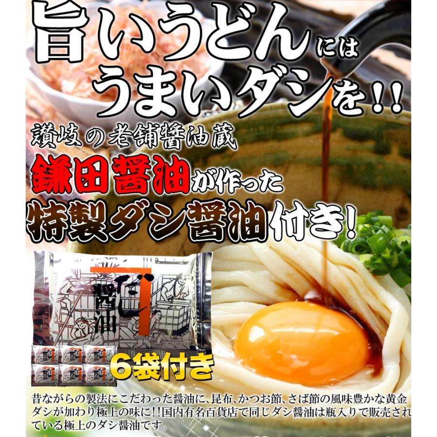 10％OFFクーポン配布中 生うどん 鎌田醤油特製ダシ醤油6袋付き!!讃岐うどん6食分600g（300g×2袋） 讃岐うどん つゆ付き 生うどん 産地直送