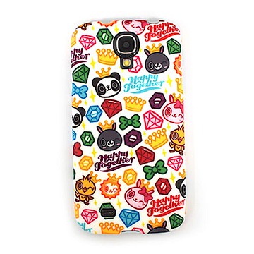 HAPPIPLAYGROUND SAMSUNG GALAXY S4 皇冠寶石熊 磨砂保護殼