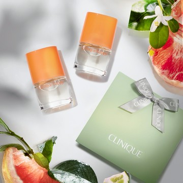 快速出貨【CLINIQUE 倩碧】隨身Happy 4ml香水禮盒- LINE禮物獨家生日禮物  曼妙花香水🌼搭配柑橘香味🧡 花香調x果香調，化身氣質小清新！