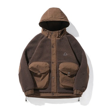 現貨+預購 工裝外套休閒夾克-加厚立領保暖麵包服男外套2色74iz68【獨家進口】【米蘭精品】