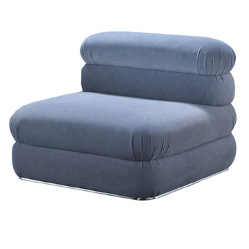 文創集 畢力耐磨棉滌布彈力休閒椅(二色可選)-88x85x66cm免組