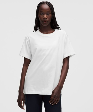 All Yours Organic Cotton Crewneck T-Shirt Size Large