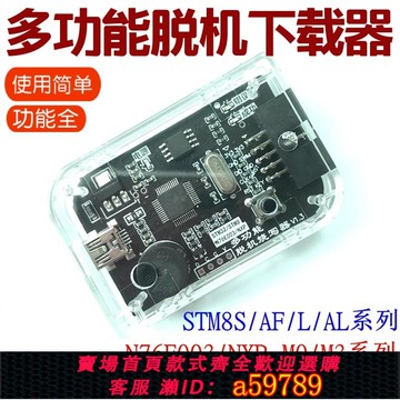 【台灣公司 可打統編】STM32脫機下載器STM8燒錄器離線編程器N76E003 NXP GDFLM文件導入