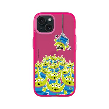 iPhone 15 Clear 粉漾桃 - 迪士尼-玩具總動員 Toy Story - 放了三眼怪