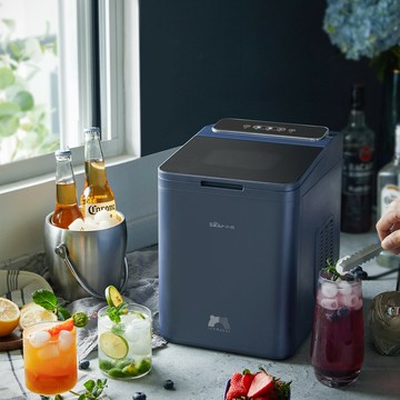 小熊ZBJ-B01W1制冰機家用冰塊制作機大型造冰機商用奶茶店冰塊機【宜家良品百貨】