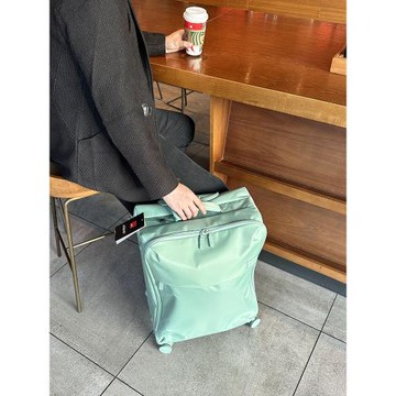 出口日本超輕19開上翻蓋牛津布行李箱男20寸登機箱拉鏈旅行箱24寸