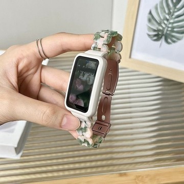 新品上市 三星 galaxy fit3 樹脂錶帶 搭配PC硬殼 Samsung 三星 fit 3 樹脂錶帶 春夏季透涼