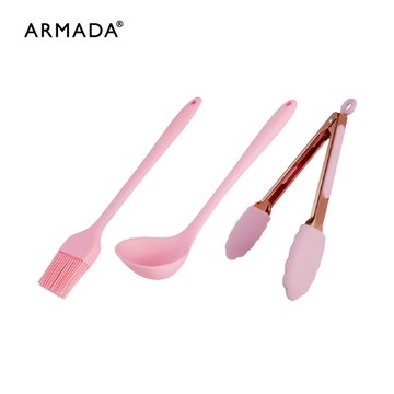 【ARMADA】粉色矽膠廚具三件組