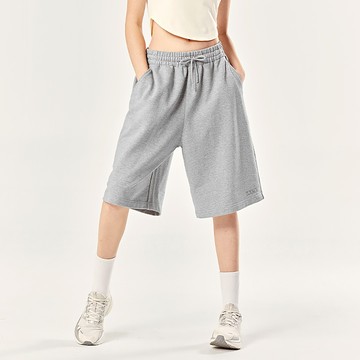 XXMX 運動休閒百慕達短褲｜混和灰Melange Gray｜XTFSH12J2