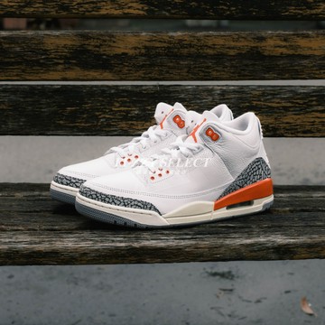 【逢甲FUZZY】W Air Jordan 3 Georgia Peach 爆裂紋 水泥 白橘 CK9246-121