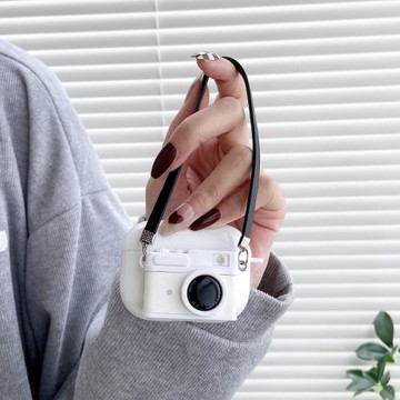 照相機適用airpodspro2保護套airpods4保護套airpodspro蘋果三代耳機保護殼airpods3套airpods藍牙耳機保護套