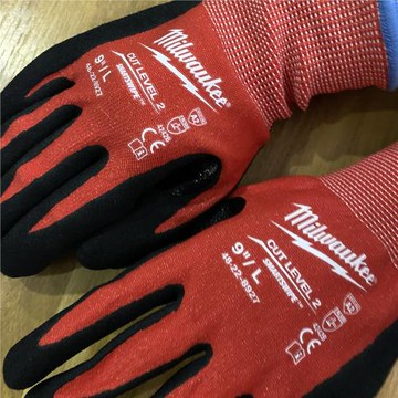 特價處理milwaukee 48-22-8927工作磨砂防滑觸屏薄款米沃奇手套