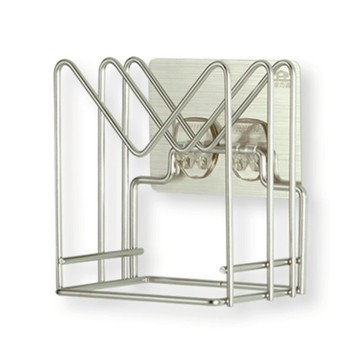 家而適 迷你鍋蓋砧板架  星辰銀  1個