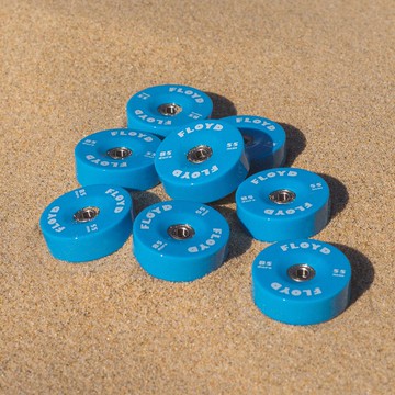 Floyd 專用行李箱滑板輪 八件組 (淺藍色）
