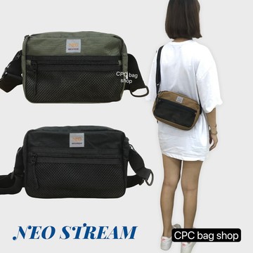 韓國品牌 Neo Stream 潮流休閒 側背包 防潑水男生斜背包 斜背包 男生包包 尼龍側背包 側背小包