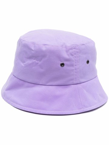 Mackintosh - waxed bucket hat - unisex - Cotton - S/M - Purple