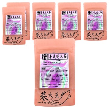 蔘大王 洛神桑葚暑氣退火茶包  6g  10包  6袋