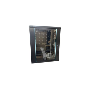 Changyun 昌運監視器 昌運監視器 15U機櫃 網路機櫃 伺服器機櫃 電腦機櫃 含一個層板 附鎖 附輪子 可壁掛 黑色