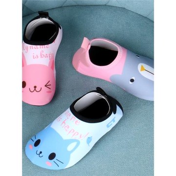 春夏隔涼地板鞋寶寶室內防滑居家拖鞋學步鞋成人兒童早教中心襪子