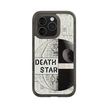 iPhone 16 Pro AirX 本質黑 - 迪士尼-星際大戰 Star Wars - 星際大戰 – 死星全幅結構圖