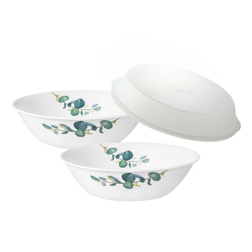 【美國康寧 CORELLE】 漫尤森活2件式湯碗組(贈微波蓋)-BA