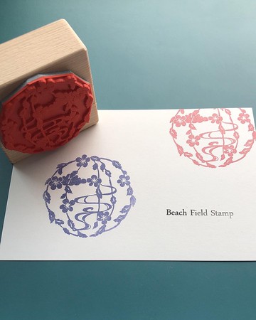 貓與女孩 木頭印章