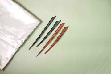 待煮|原創設計小眾漢服現代古風手工細扁薄仙簡約木頭木質髮簪子